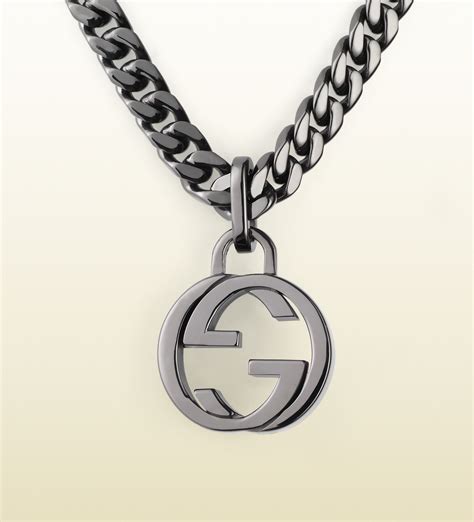 gucci single g sterling silver nexklace